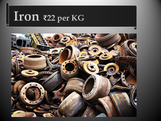 Iron Rs.22/- per Kg