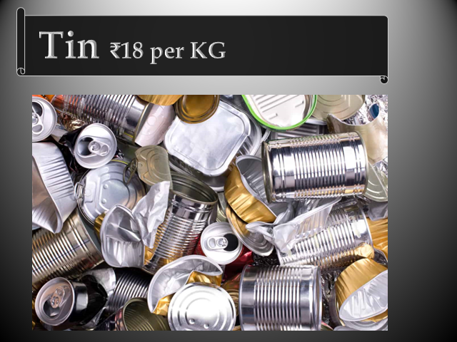 tin Rs.18/- per Kg TIN SCRAP IN HYDERABAD